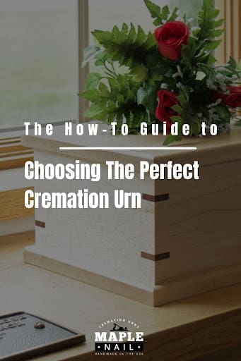 text on image reads: How To Choose The Perfect Cremation Urn